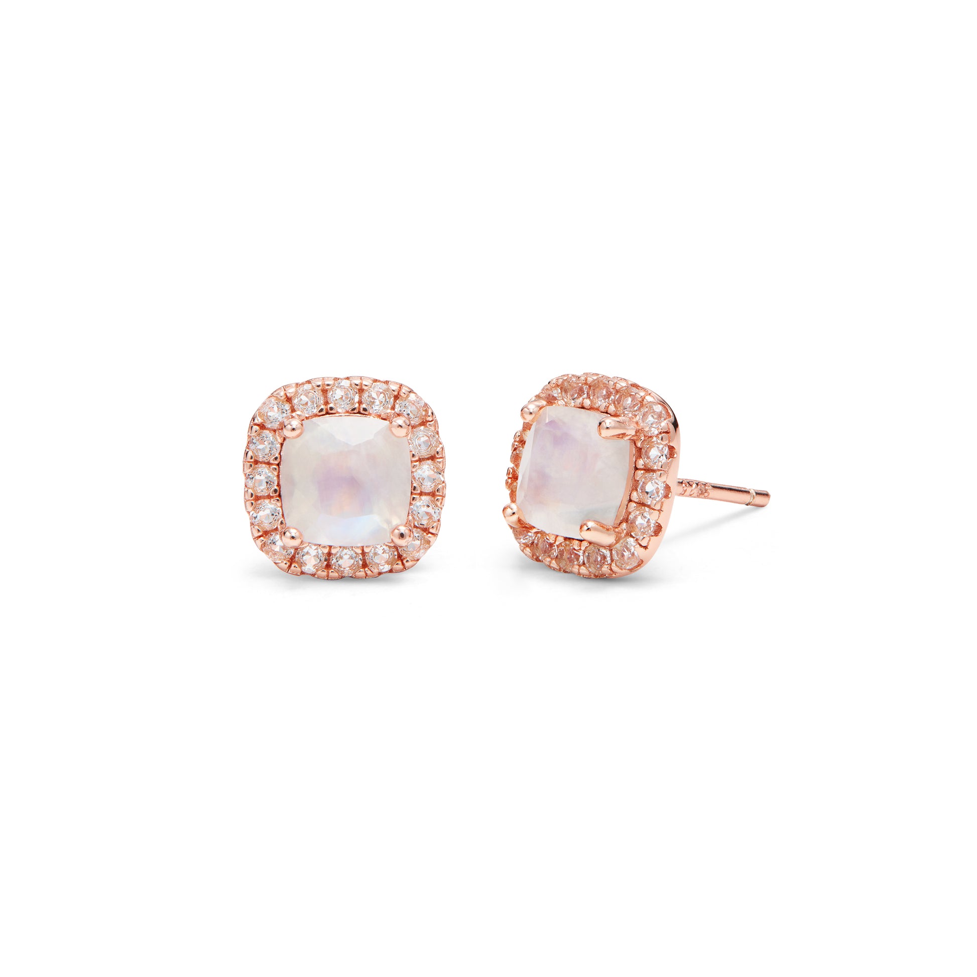 Lunaria Square Earrings