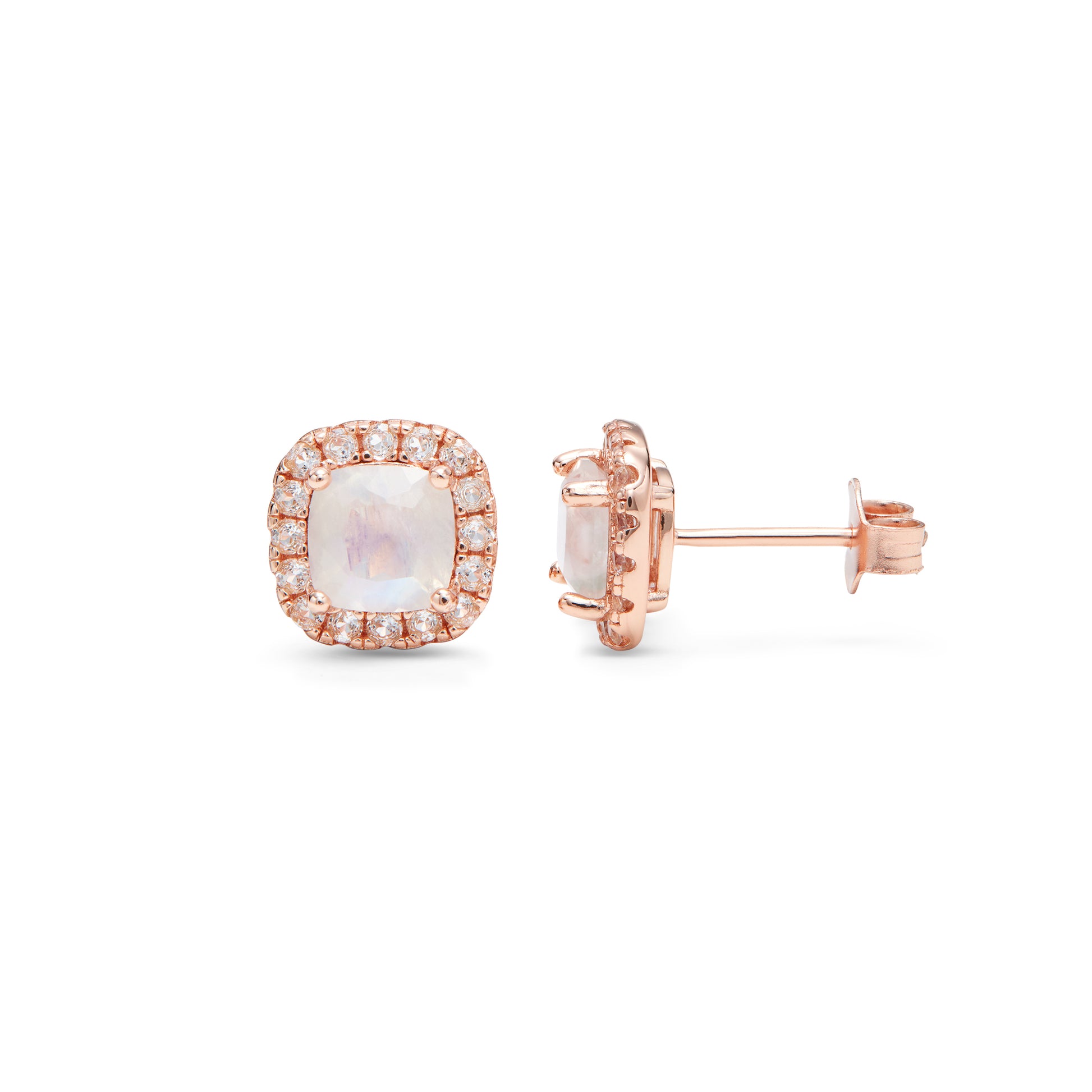 Lunaria Square Earrings