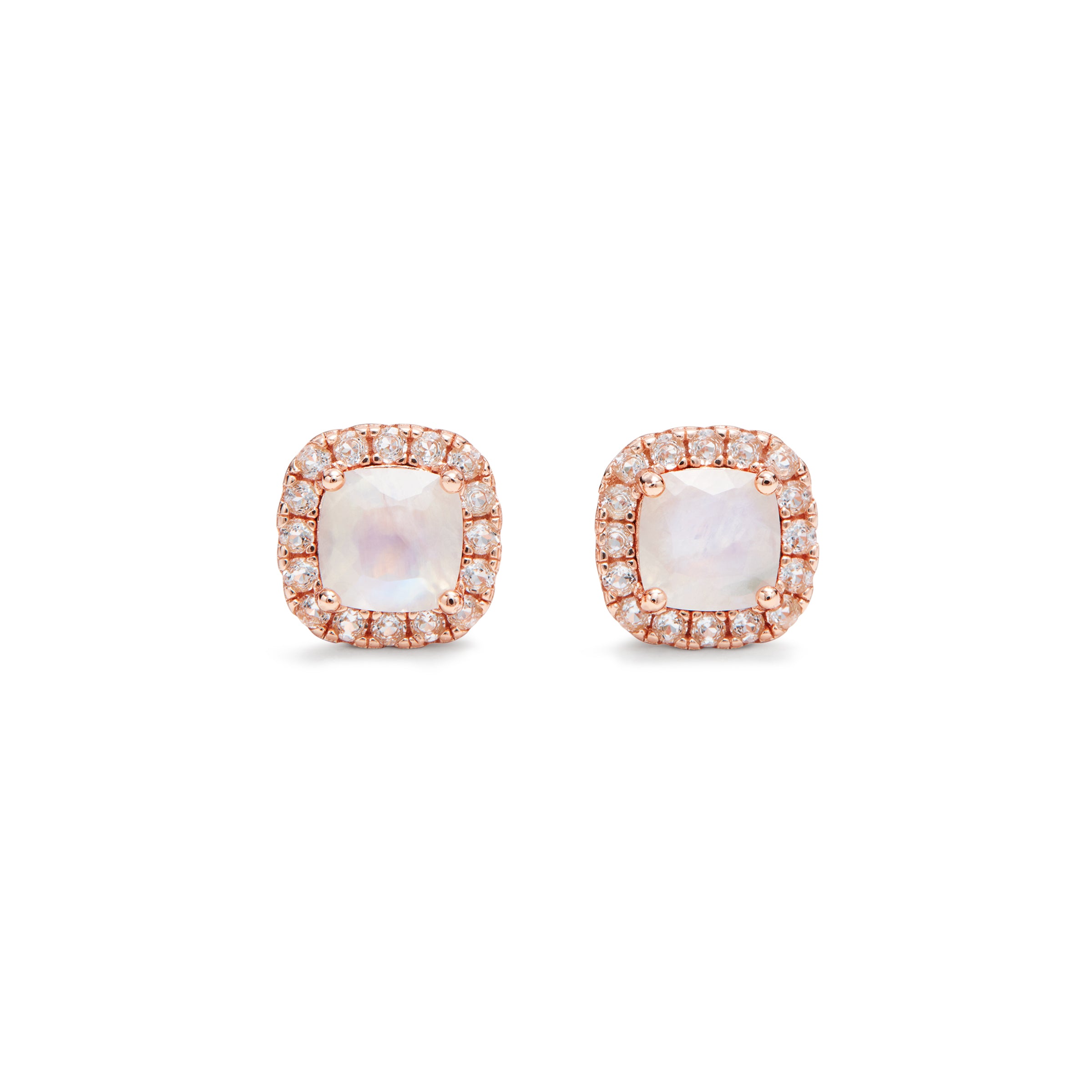 Lunaria Square Earrings