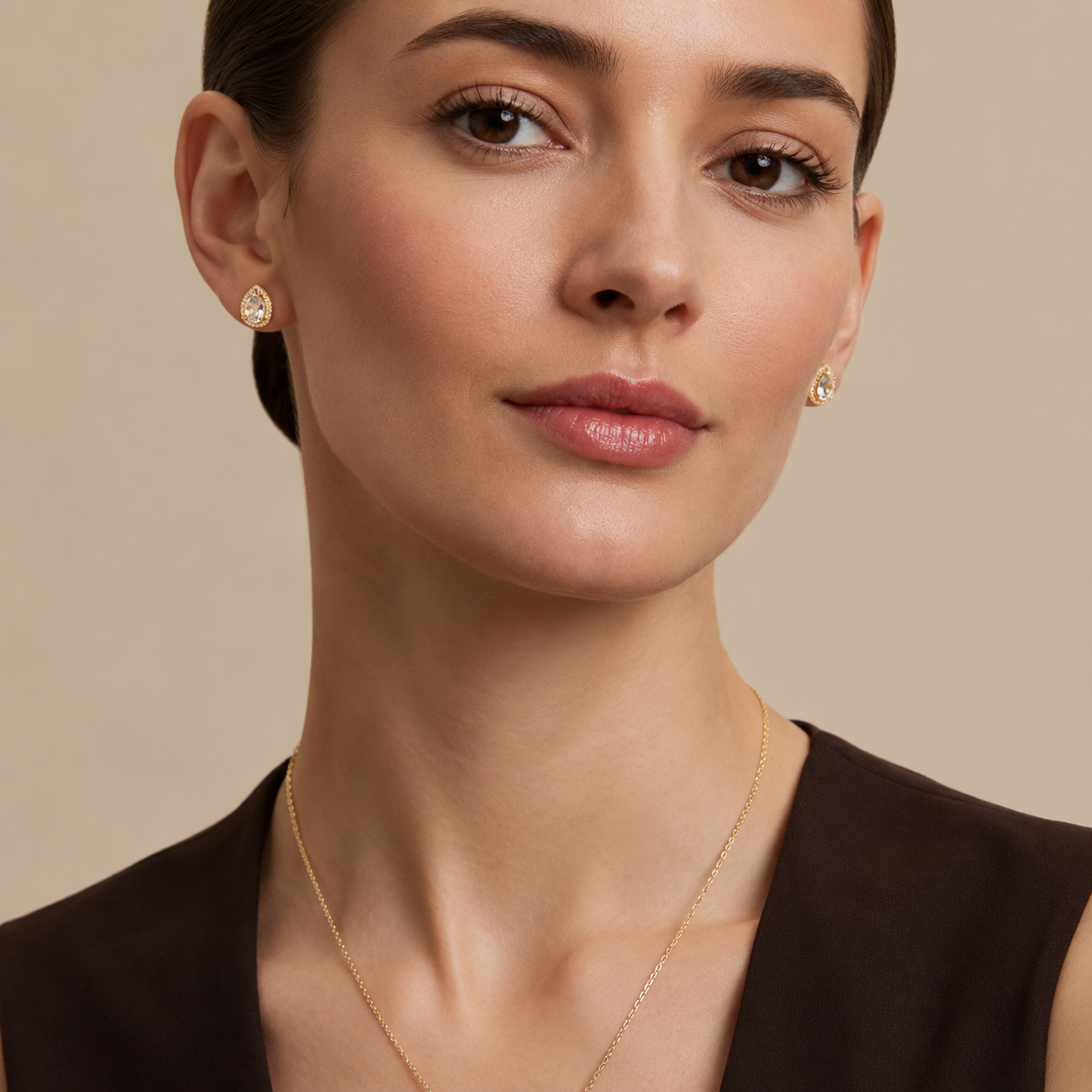 Lunaria Pear Shaped Earrings